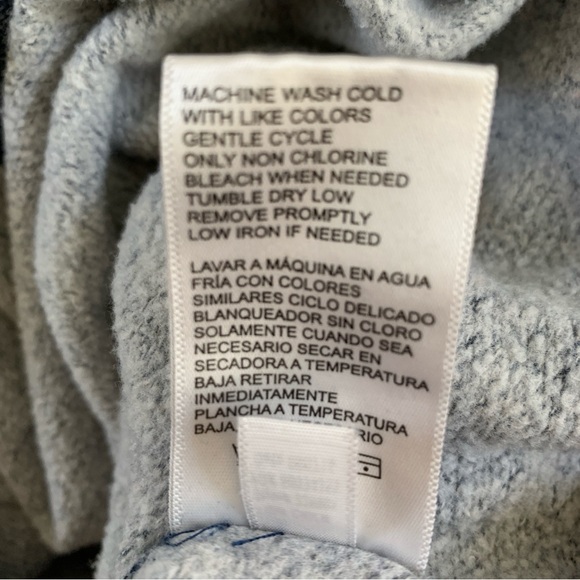 Tommy Bahama Sweater Men's XXL Long Sleeve Sweatshirt Cotton Blend Navy Gray - Picture 7 of 10